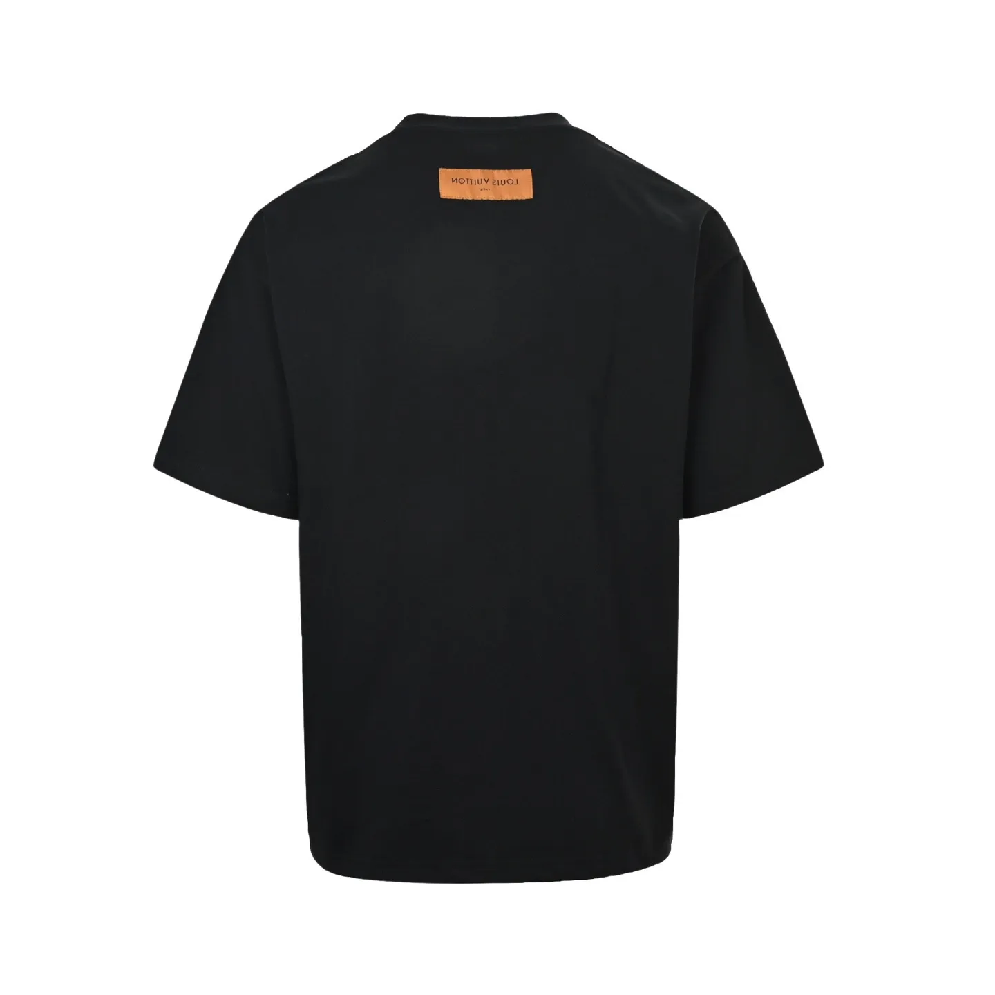 Louis Vuitton/Louis Vuitton 26ss wave pattern color block presbyopic embroidered short sleeves